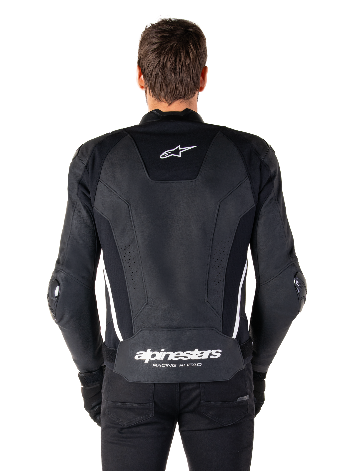 Alpinestars Missile v3 Leather Jacket in Black/White