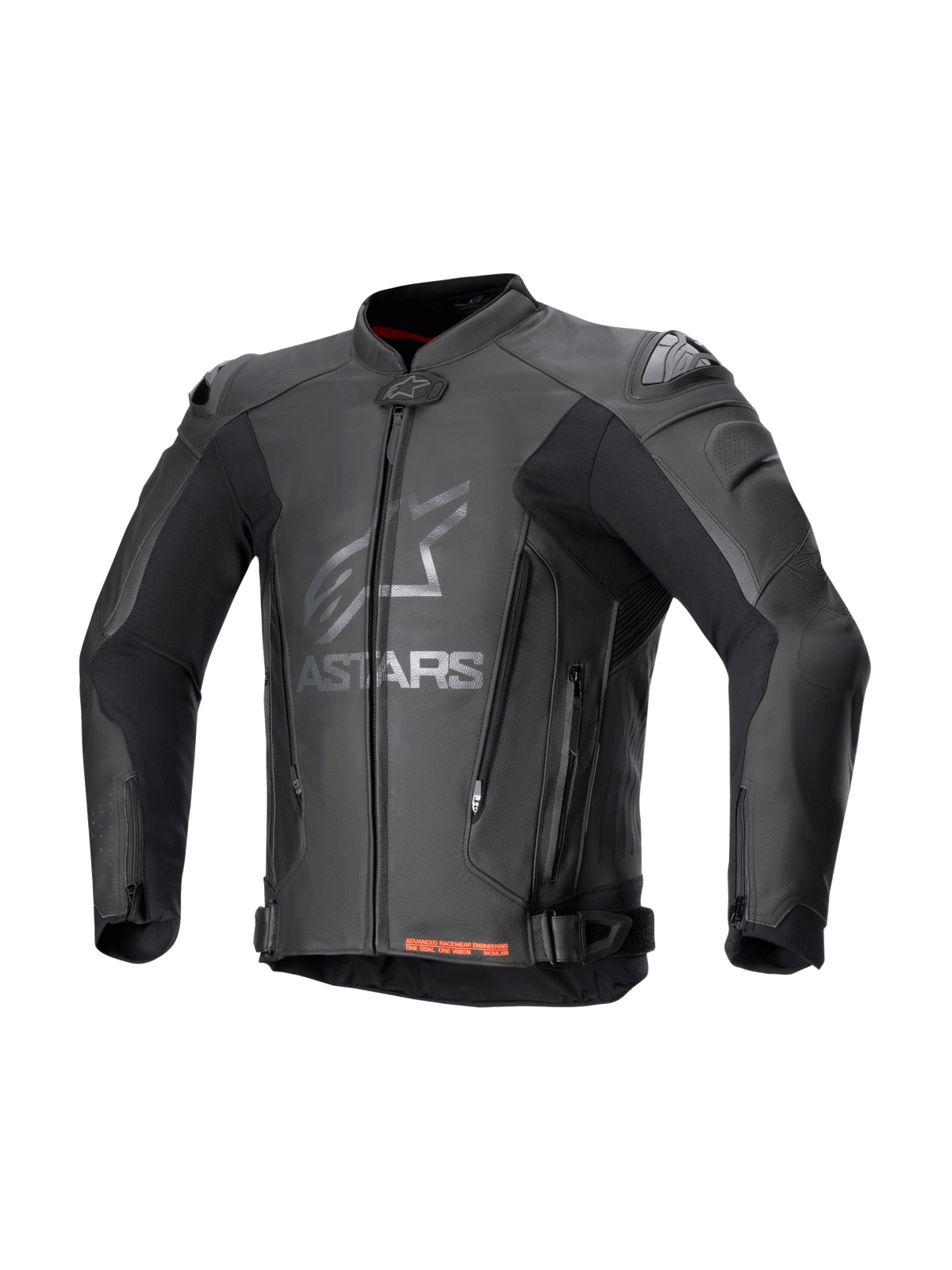 Alpinestars GP Plus v4 Leather Jacket in Black/Black