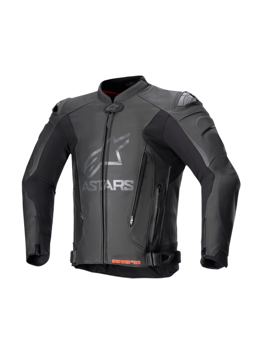 Alpinestars GP Plus v4 Leather Jacket in Black/Black