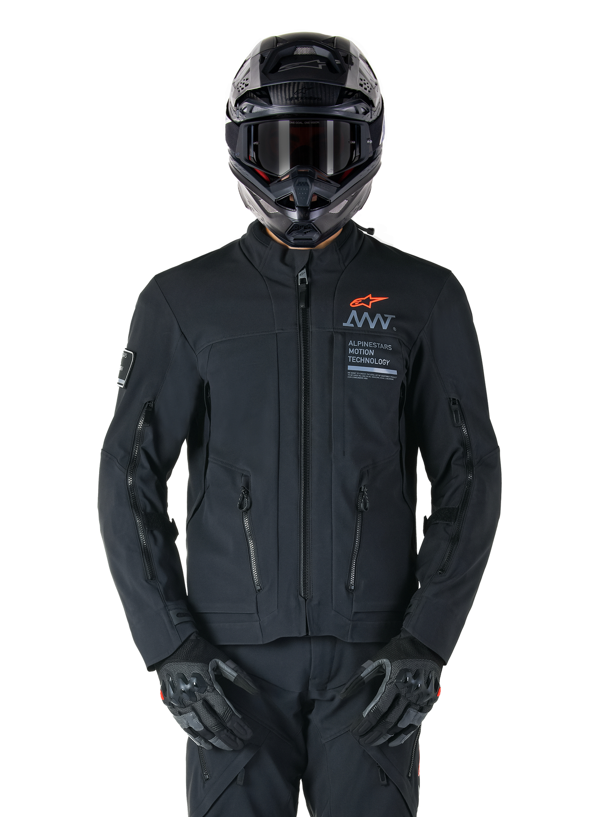 Alpinestars AMT-8 Stretch Drystar® XF Jacket in Black