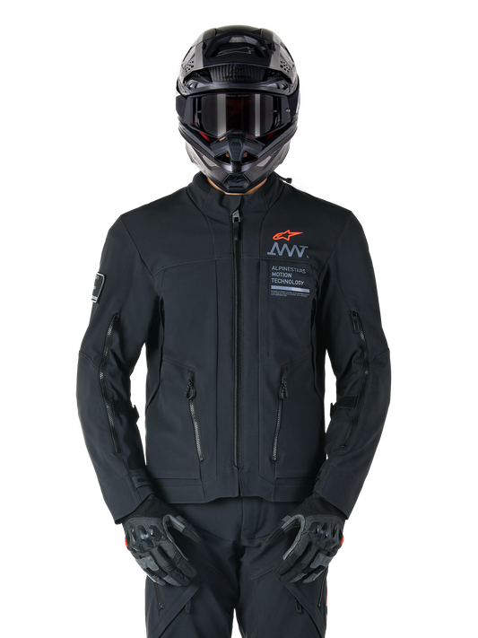 Alpinestars AMT-8 Stretch Drystar® XF Jacket in Black