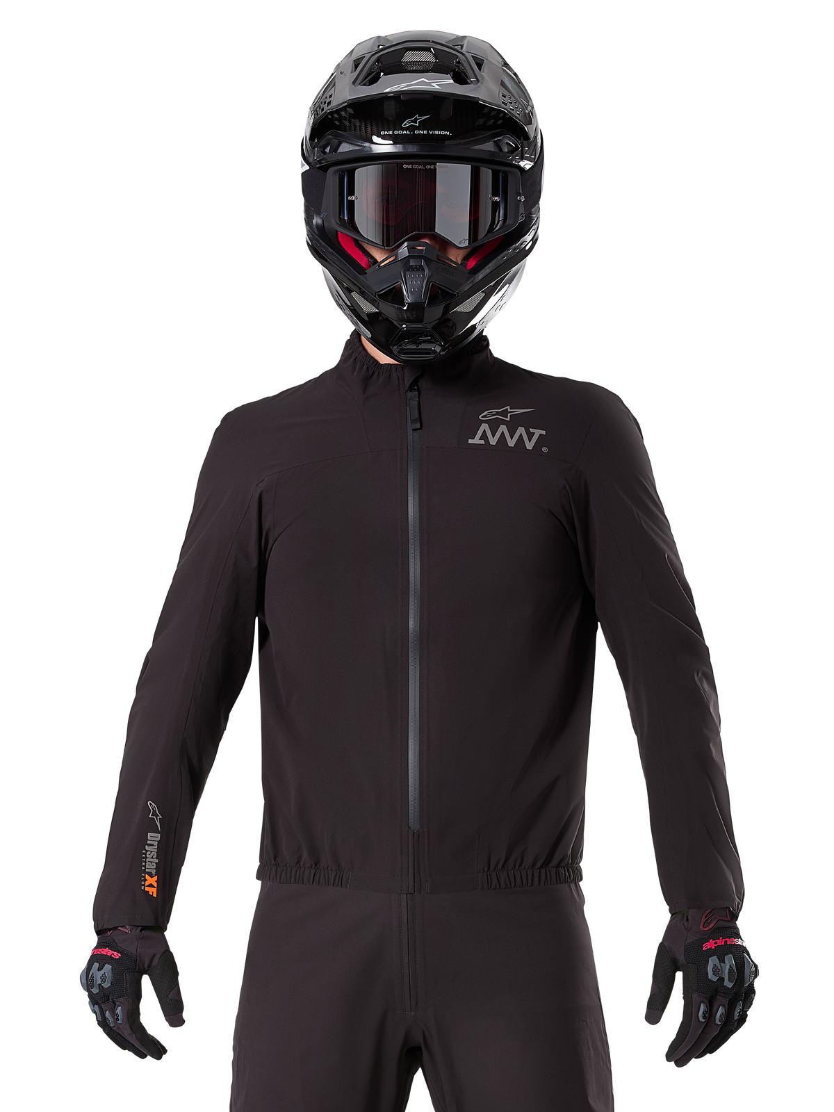 Alpinestars AMT-8 Stretch Drystar® XF Jacket in Black