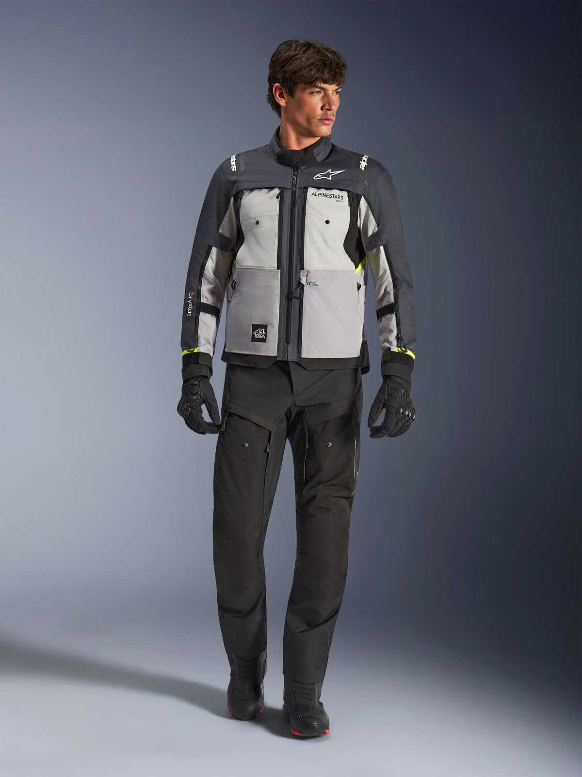 Alpinestars Cusco Drystar® Jacket in Ice Gray/Mid Gray/Deep Gray