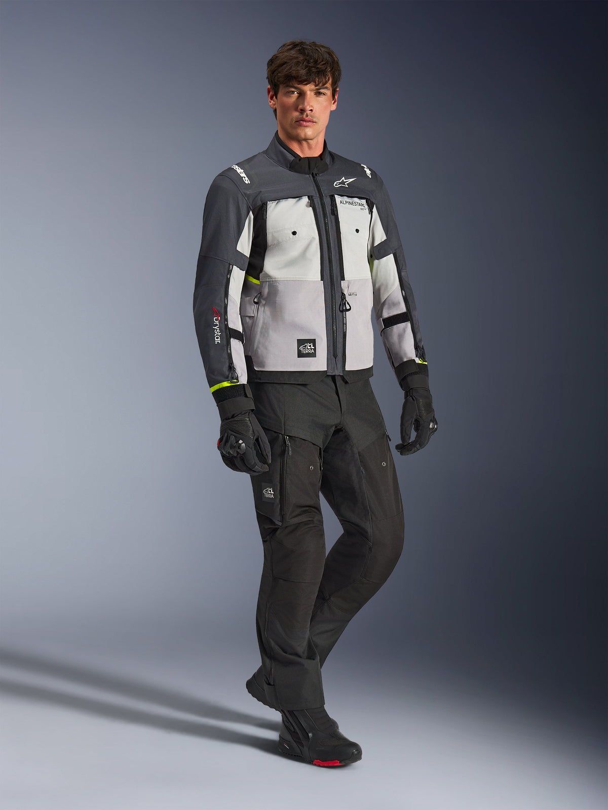 Alpinestars Cusco Drystar® Jacket in Ice Gray/Mid Gray/Deep Gray