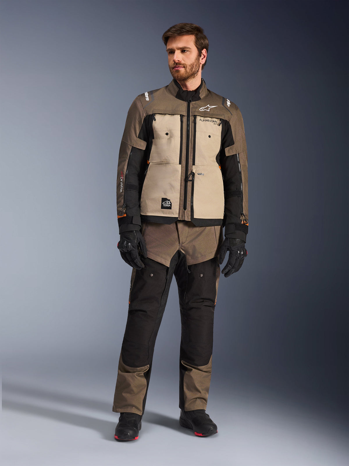 Alpinestars Cusco Drystar® Jacket in Walnut/Aluminum/Black