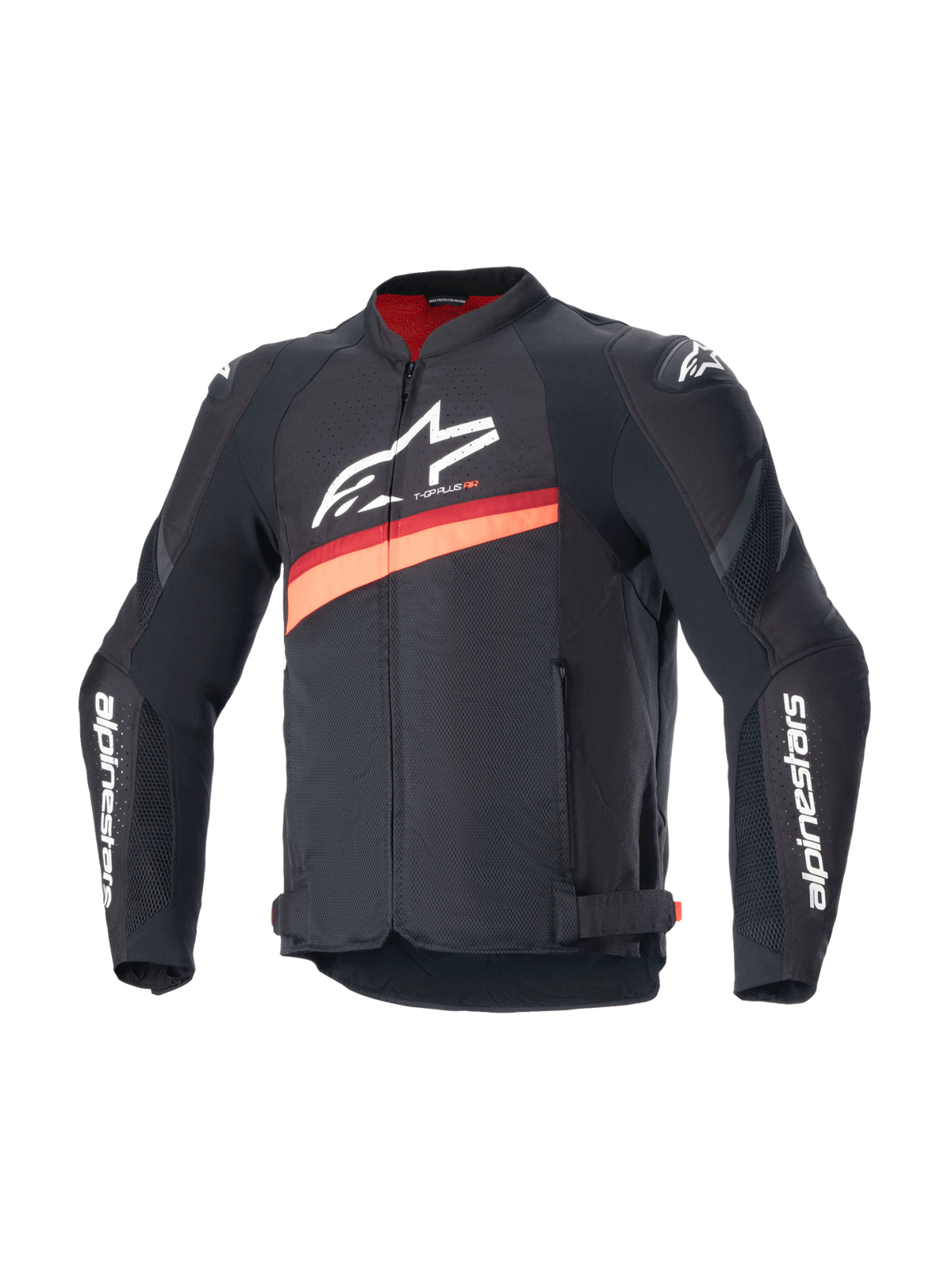 Alpinestars T-GP Plus R v4 Airflow Jacket in Black/Red Fluo
