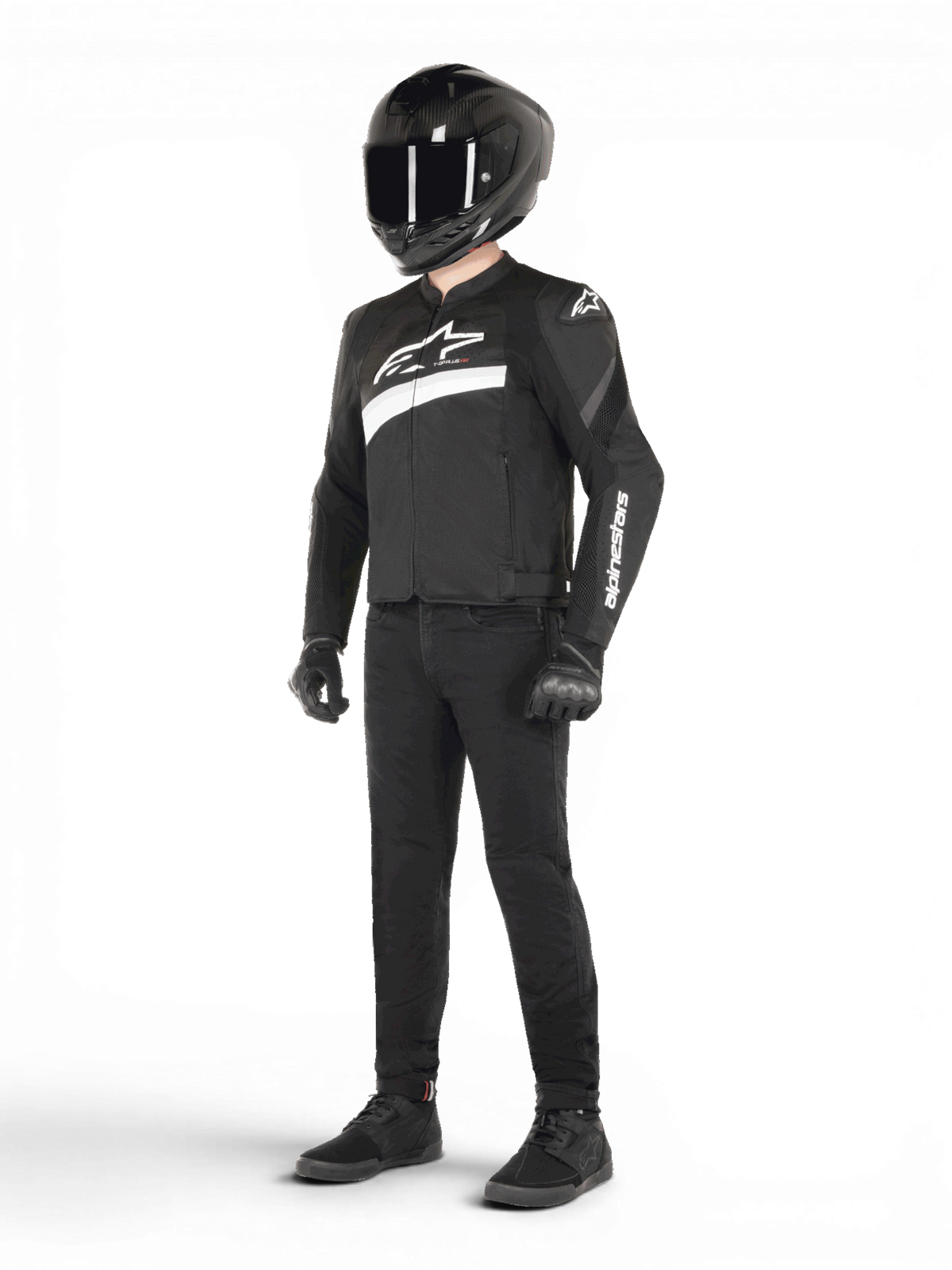 Alpinestars T-GP Plus R v4 Airflow Jacket in Black/White