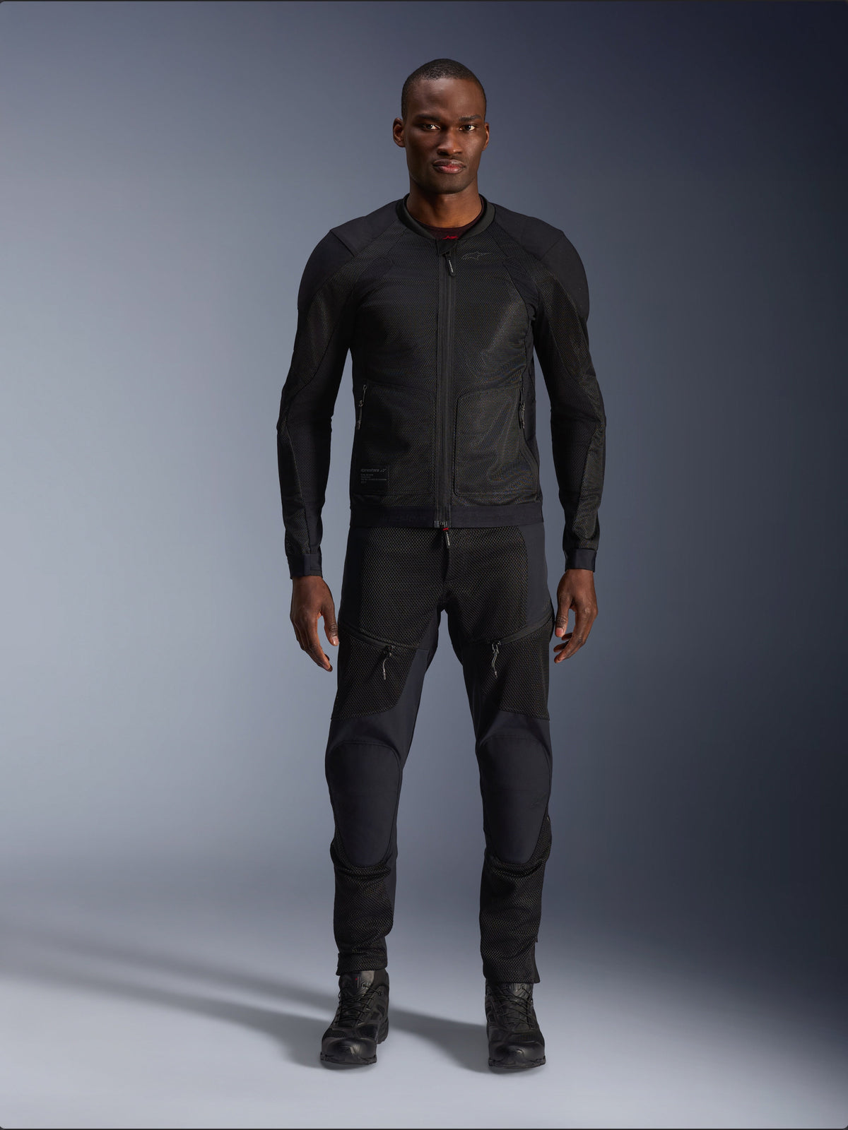 Alpinestars Troop-Air Jacket in Black/Black