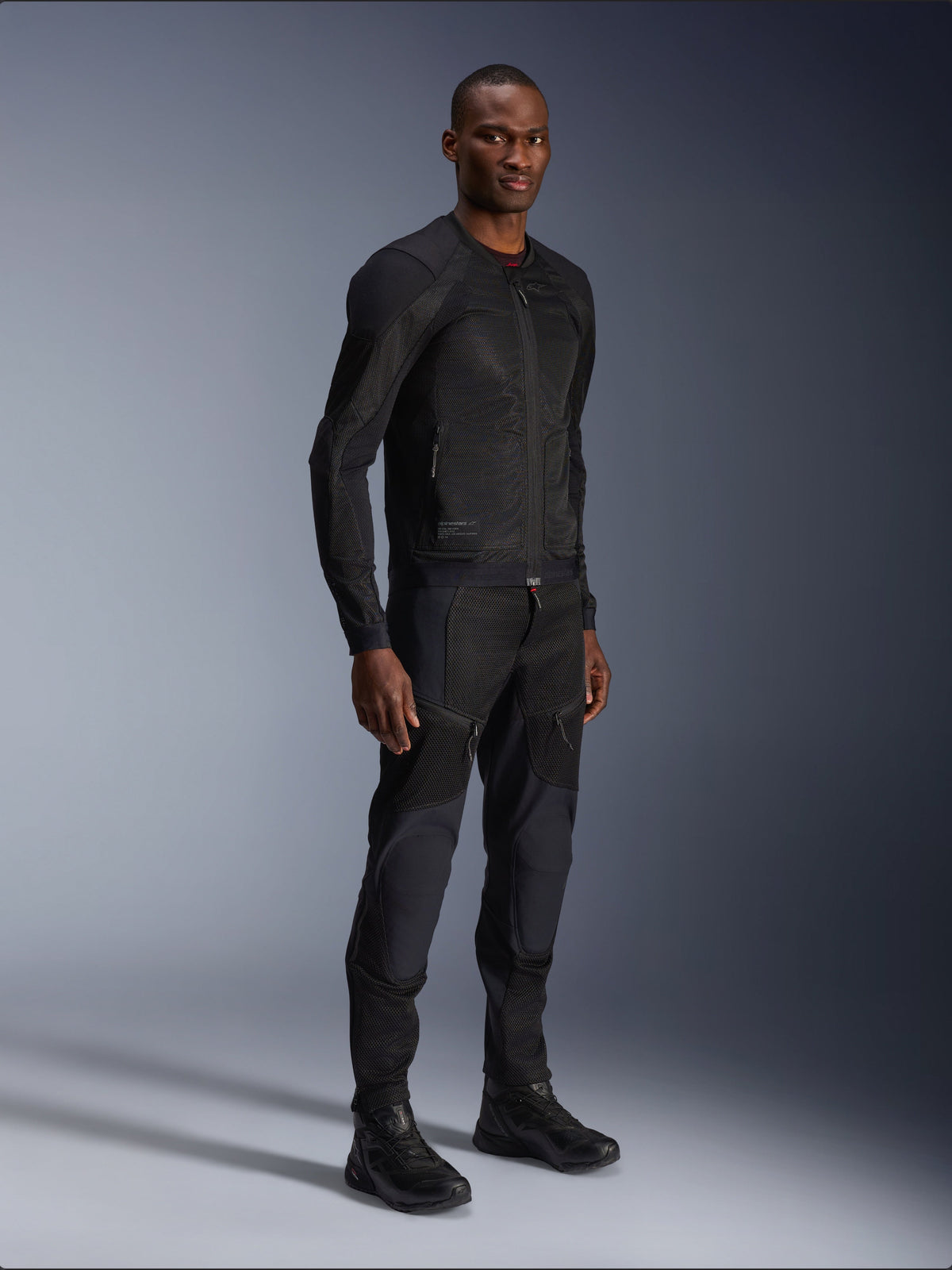 Alpinestars Troop-Air Jacket in Black/Black