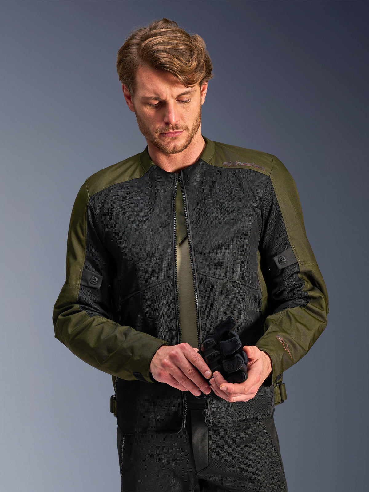 Alpinestars C-1 Air Jacket in Khaki