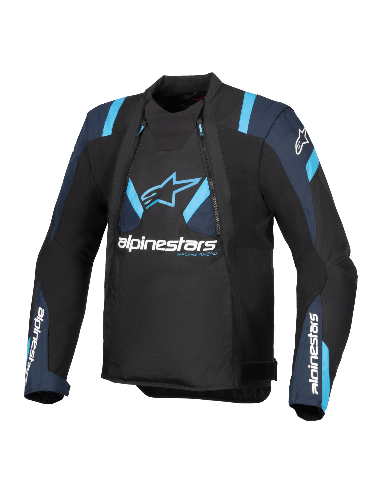 Alpinestars T-Stunt Air Jacket in Black/Dark Blue/Blithe Blue