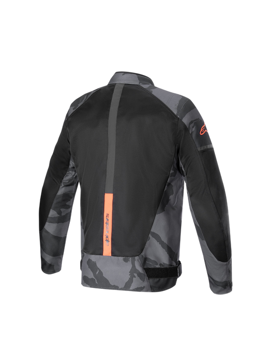 Alpinestars T-SP X Superair Jacket in Gray Camo/Red Fluo