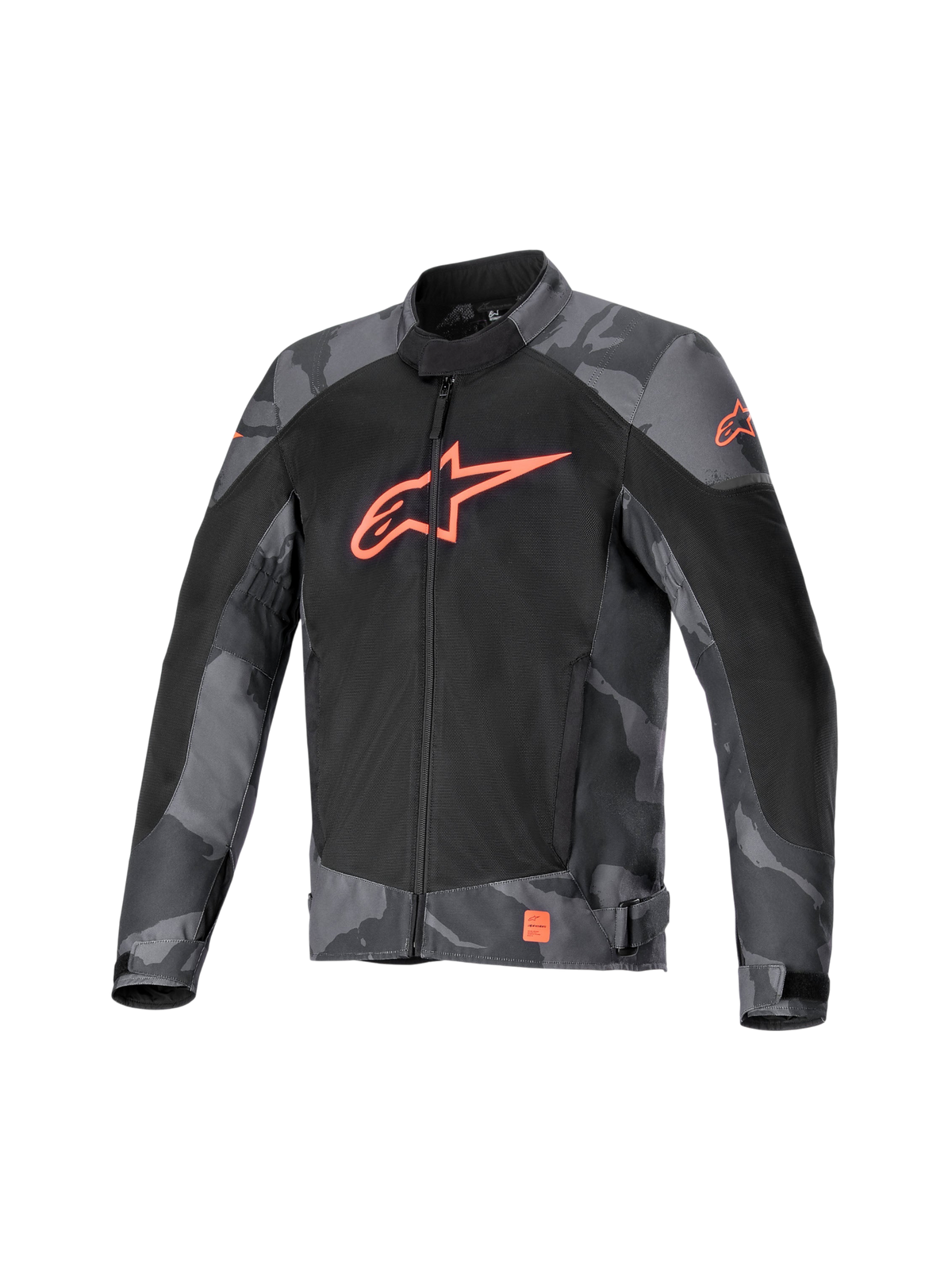 Alpinestars T-SP X Superair Jacket in Gray Camo/Red Fluo