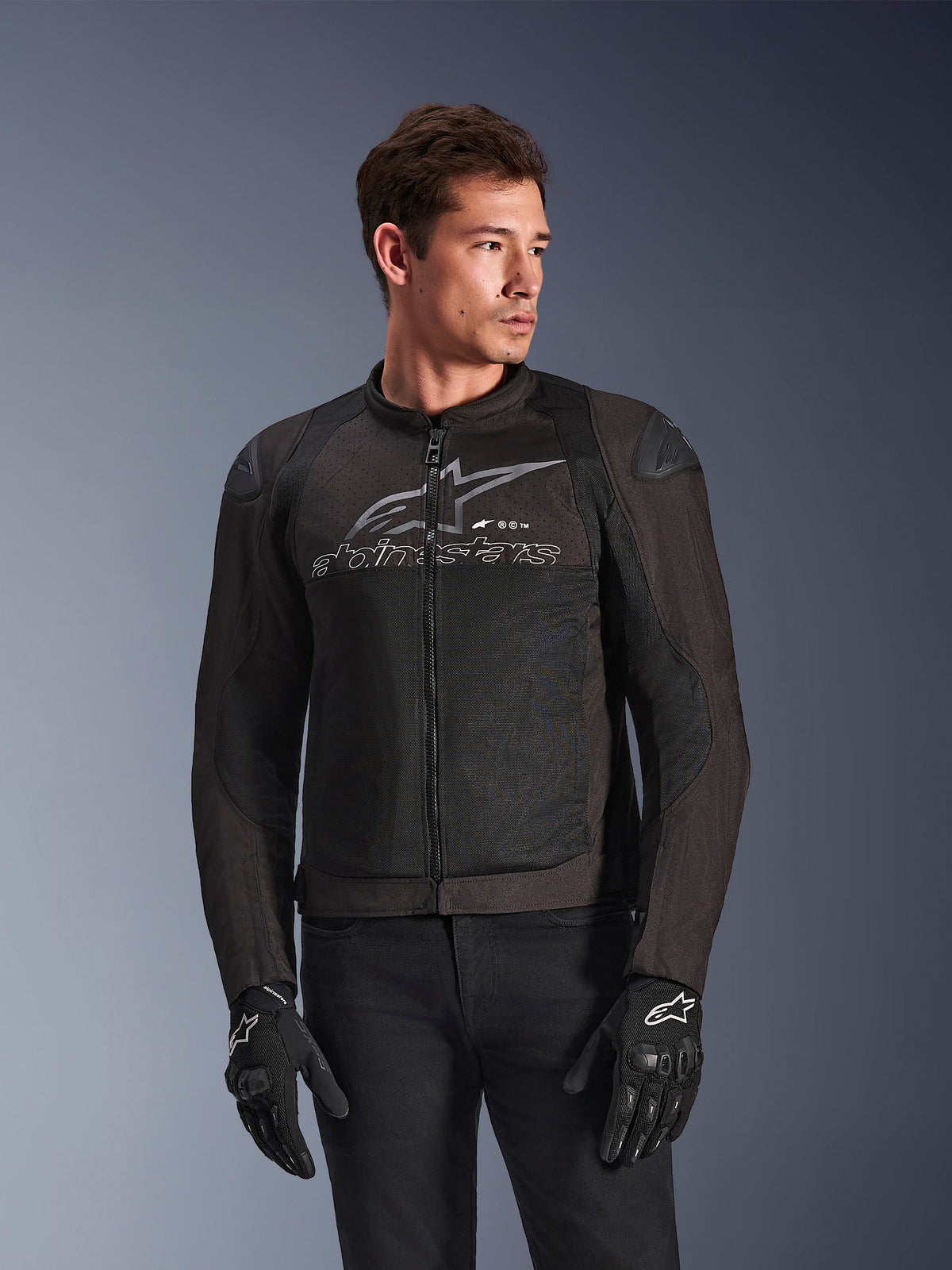 Alpinestars SMX Air Jacket in Black/Anthracite