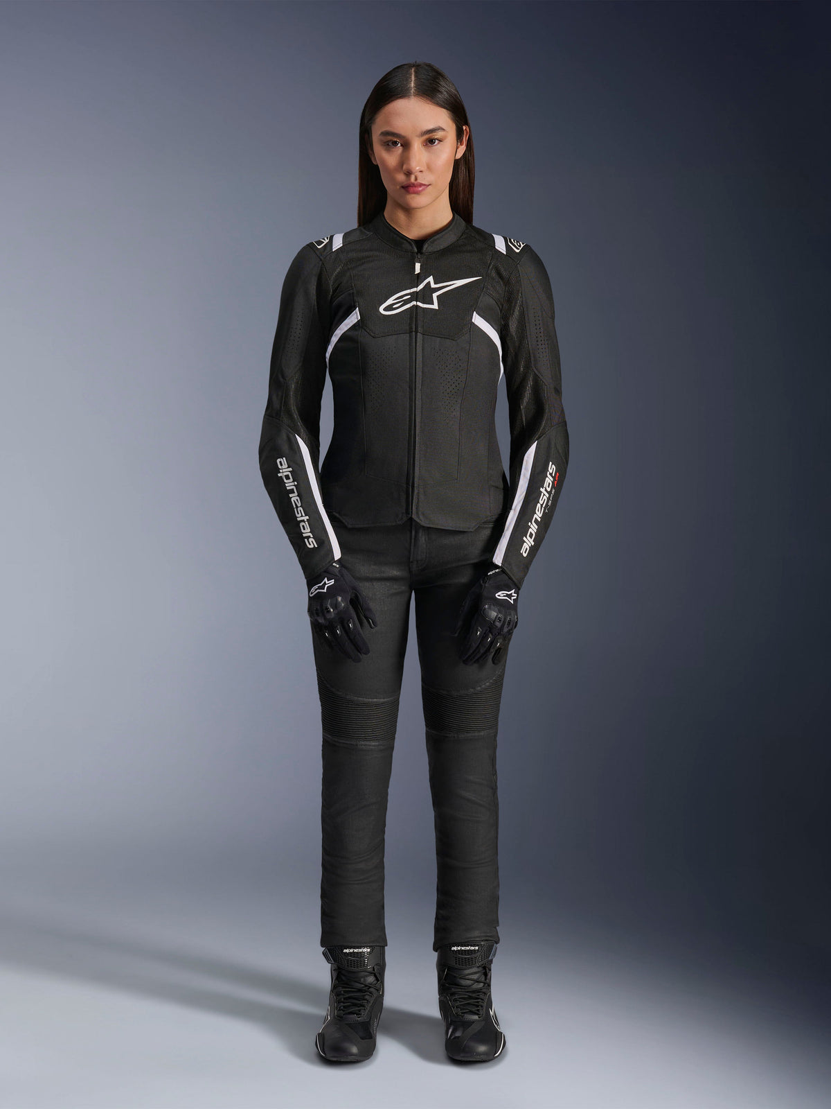 Alpinestars Stella T-SPS Air v2 Jacket in Black/White