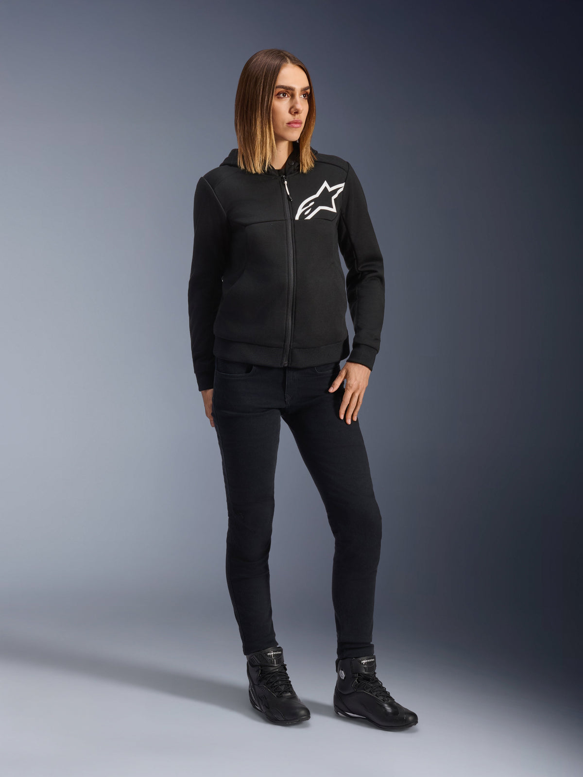 Alpinestars Daisy v3 Women's Riding Denim in Rinse Black