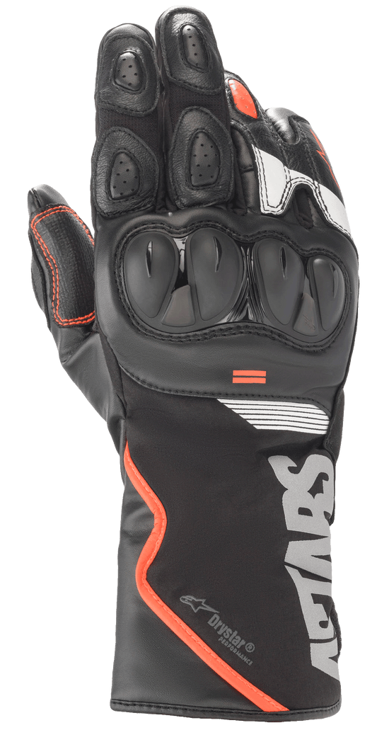 Alpinestars SP-365 Drystar® Gloves in Black/Fluo Red/White