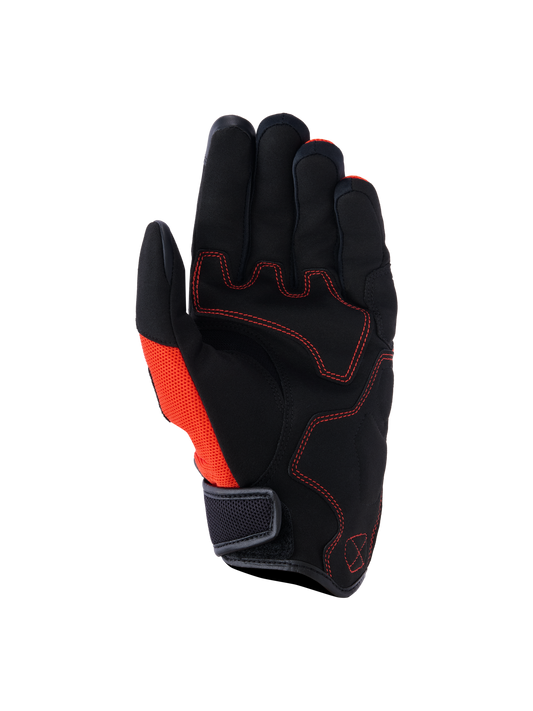 Alpinestars Ignite Gloves in Red Tangerine/Black