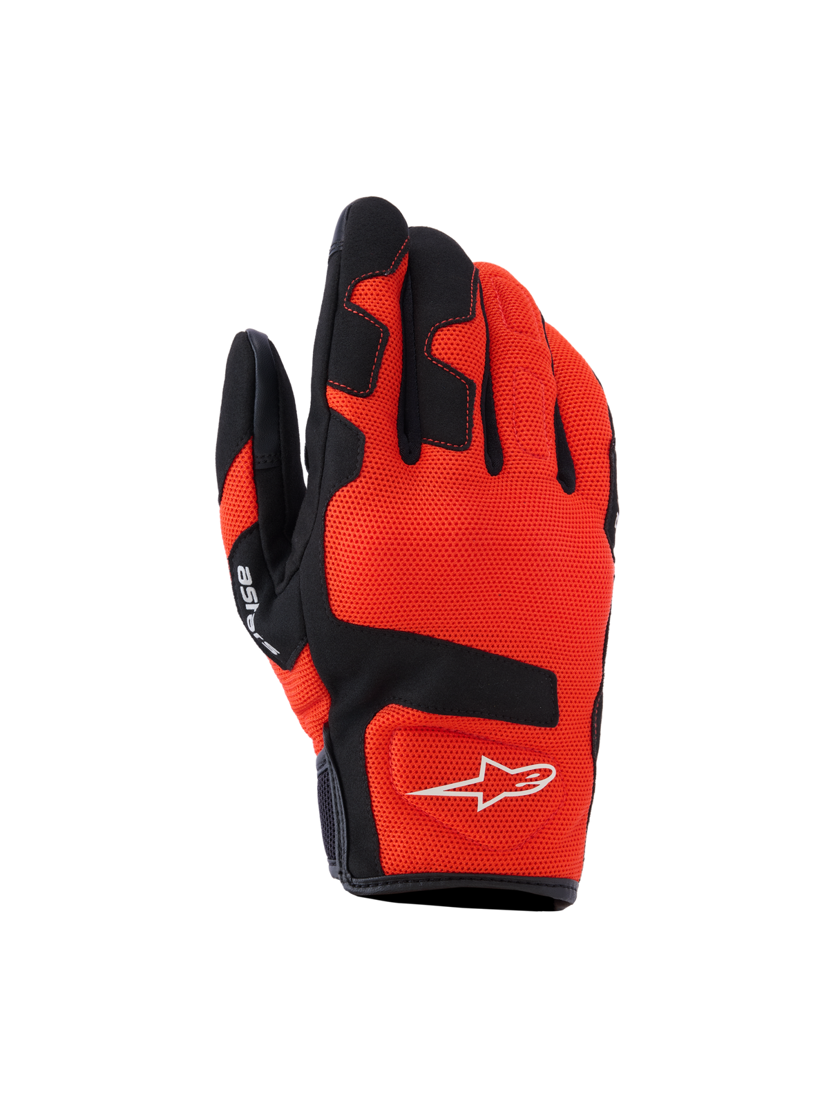 Alpinestars Ignite Gloves in Red Tangerine/Black