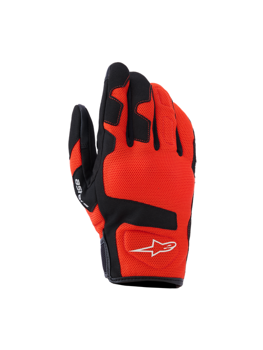 Alpinestars Ignite Gloves in Red Tangerine/Black