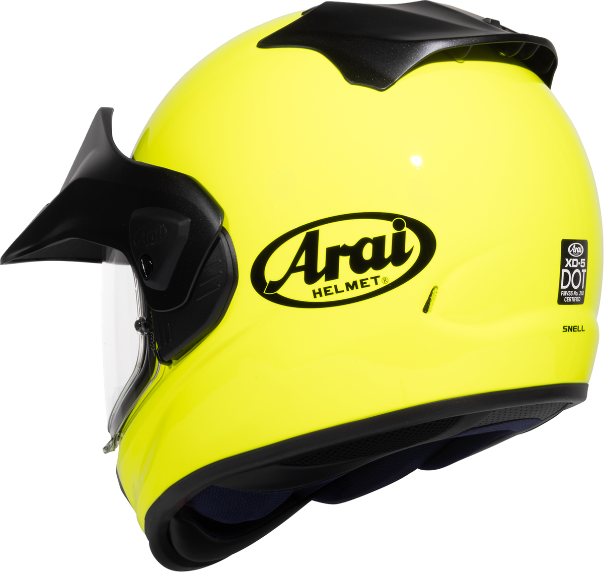 Arai XD-5 Helmet in Fluorescent Yellow