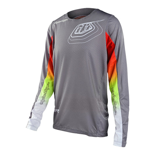 Troy Lee Designs Youth GP Pro Air Jersey Richter Silver / Fire, additional view
