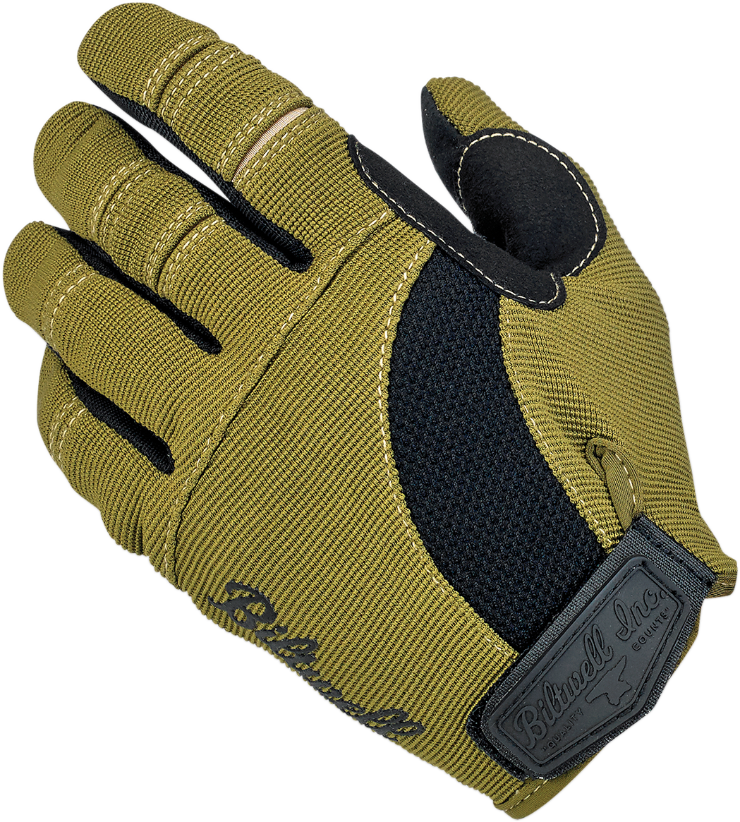 Moto Gloves - Olive/Black