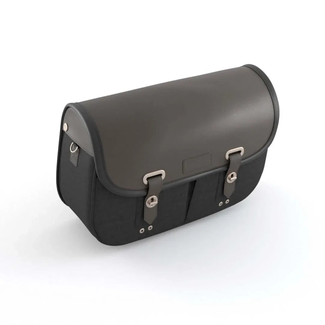 Triumph Black Waxed Cotton Pannier