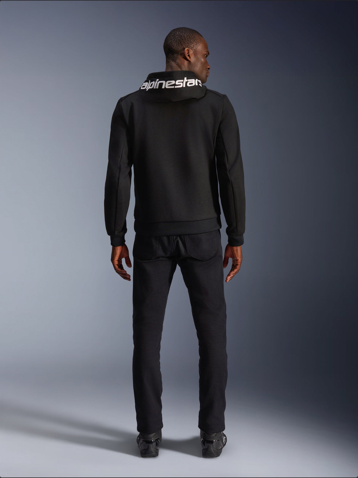 Alpinestars Chrome v2 Sport Hoodie in Black/White