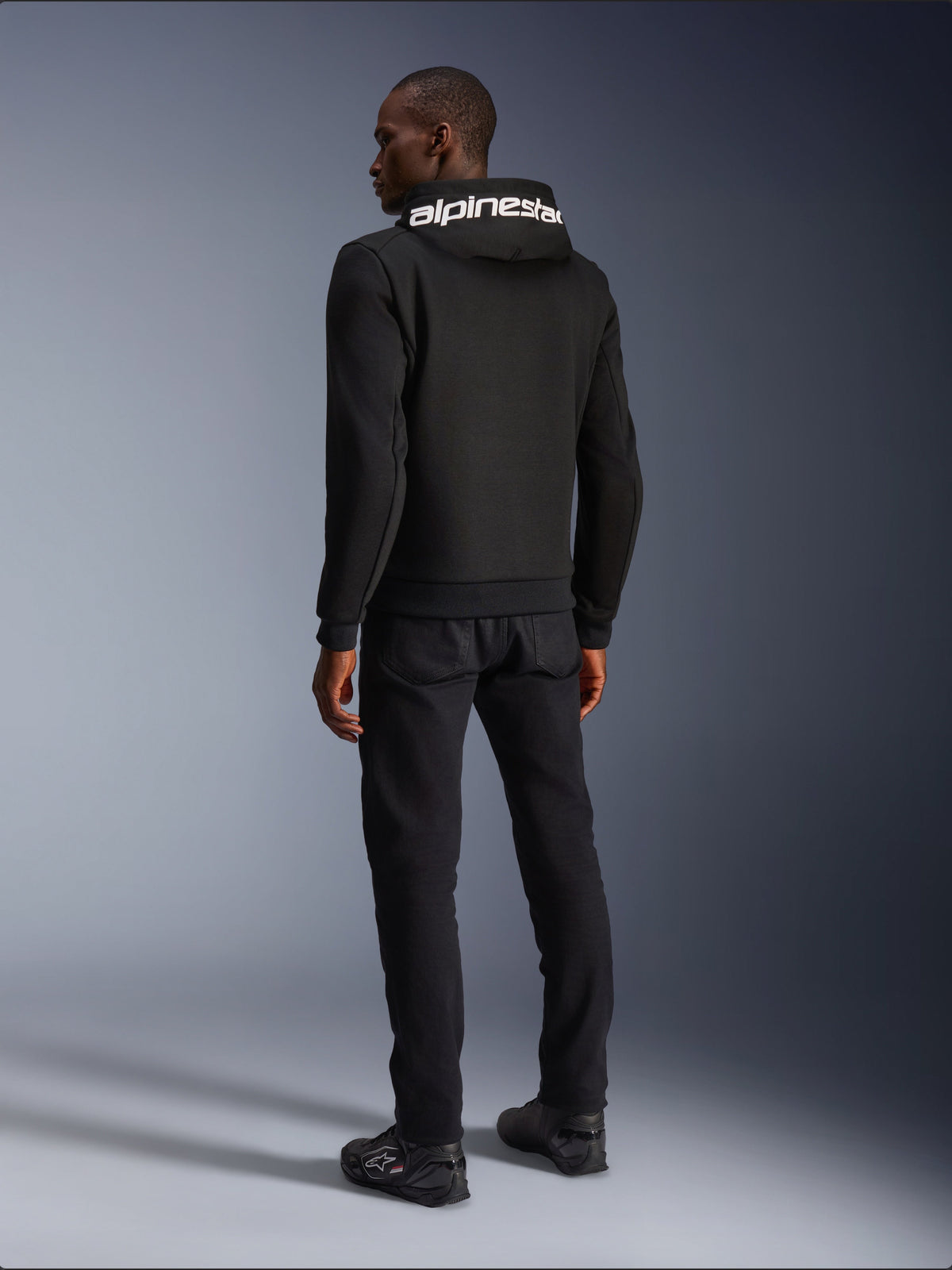 Alpinestars Chrome v2 Sport Hoodie in Black/White