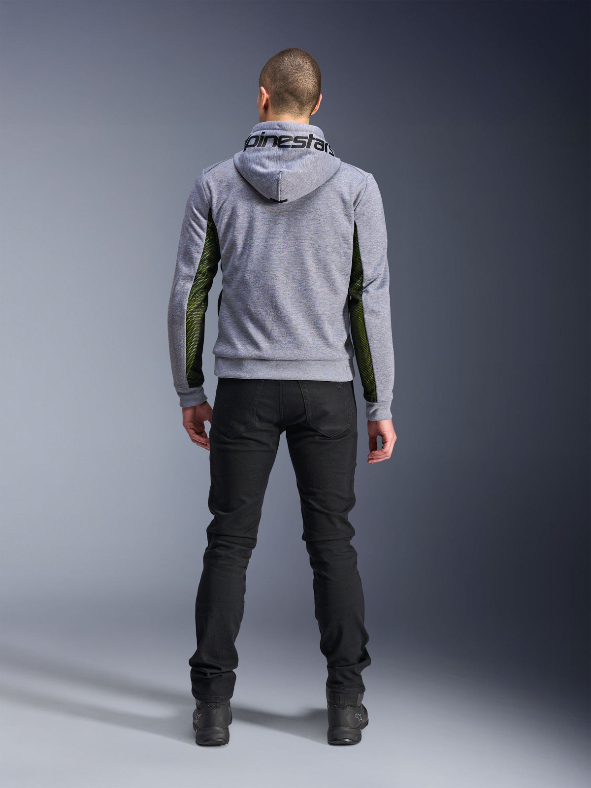 Alpinestars Chrome Air Sport Hoodie in Heather Gray/Black