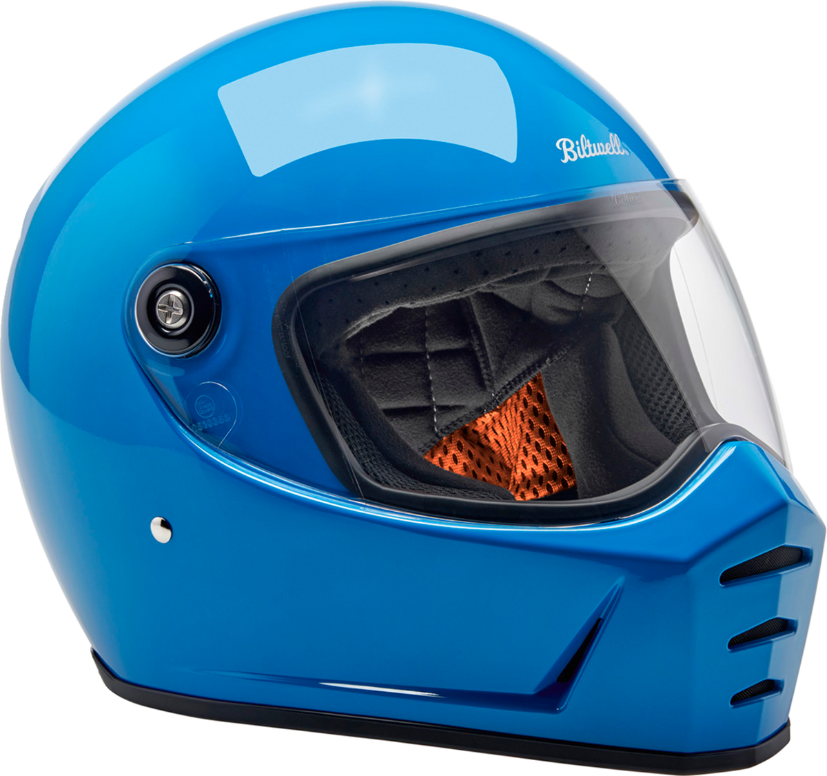 Biltwell Lane Splitter 22.06 Helmet in Gloss Tahoe Blue