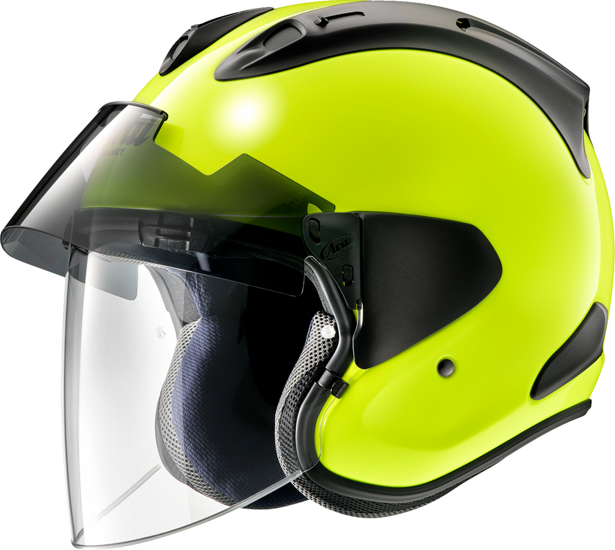 Arai Ram-X Helmet in Fluorescent Yellow
