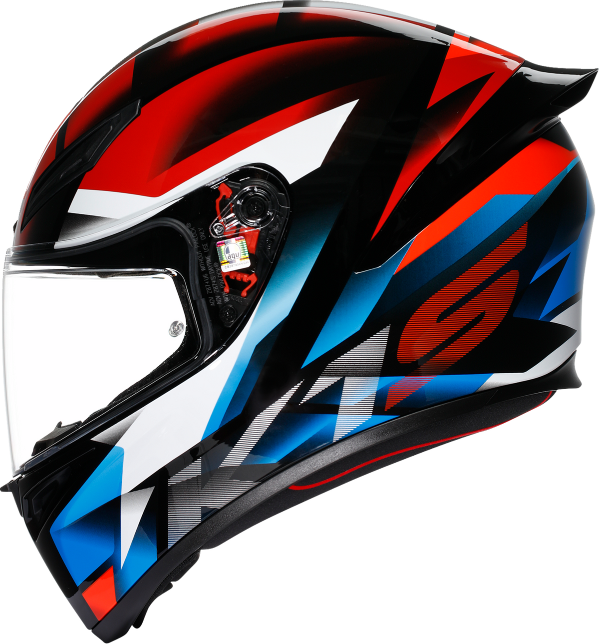 AGV K1 S Fastlap Helmet in Black/Red/Blue