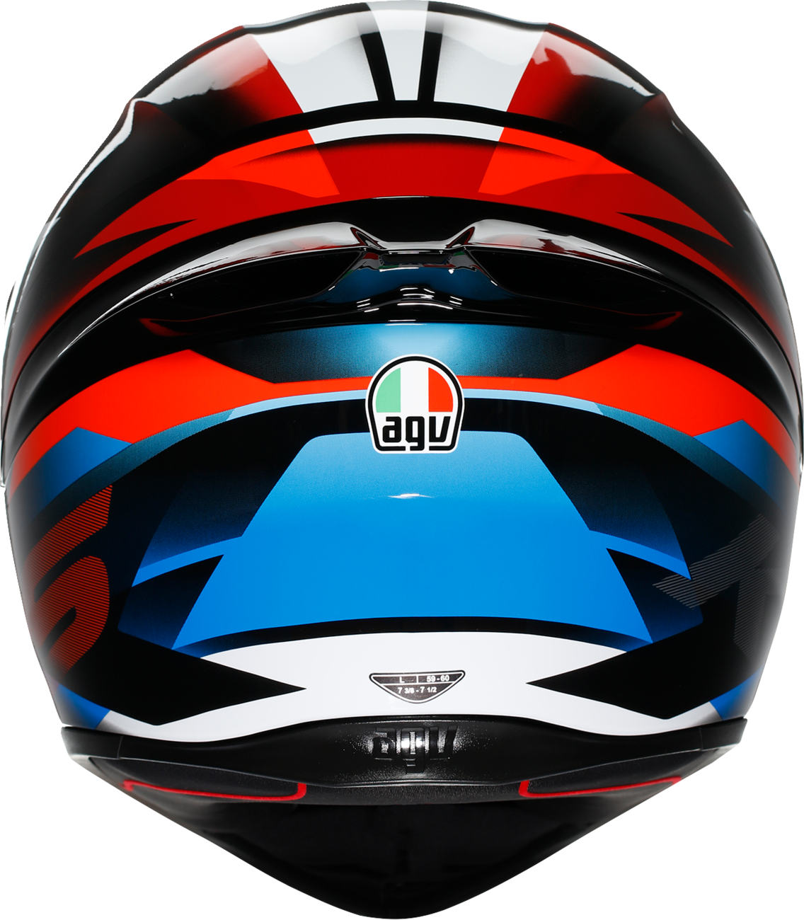 AGV K1 S Fastlap Helmet in Black/Red/Blue