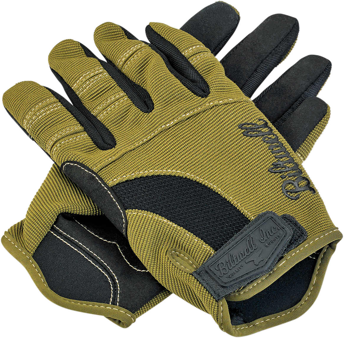 Moto Gloves - Olive/Black