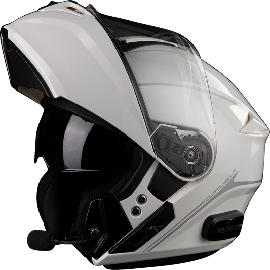 SENA Outrush R Modular Helmet in White