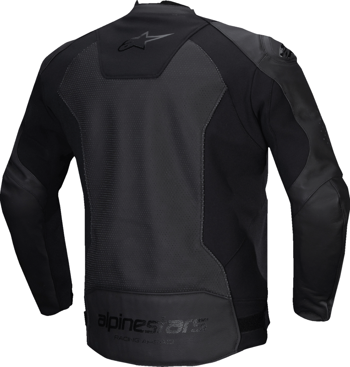 Alpinestars Faster v3 Airflow Leather Jacket in Black/ Black