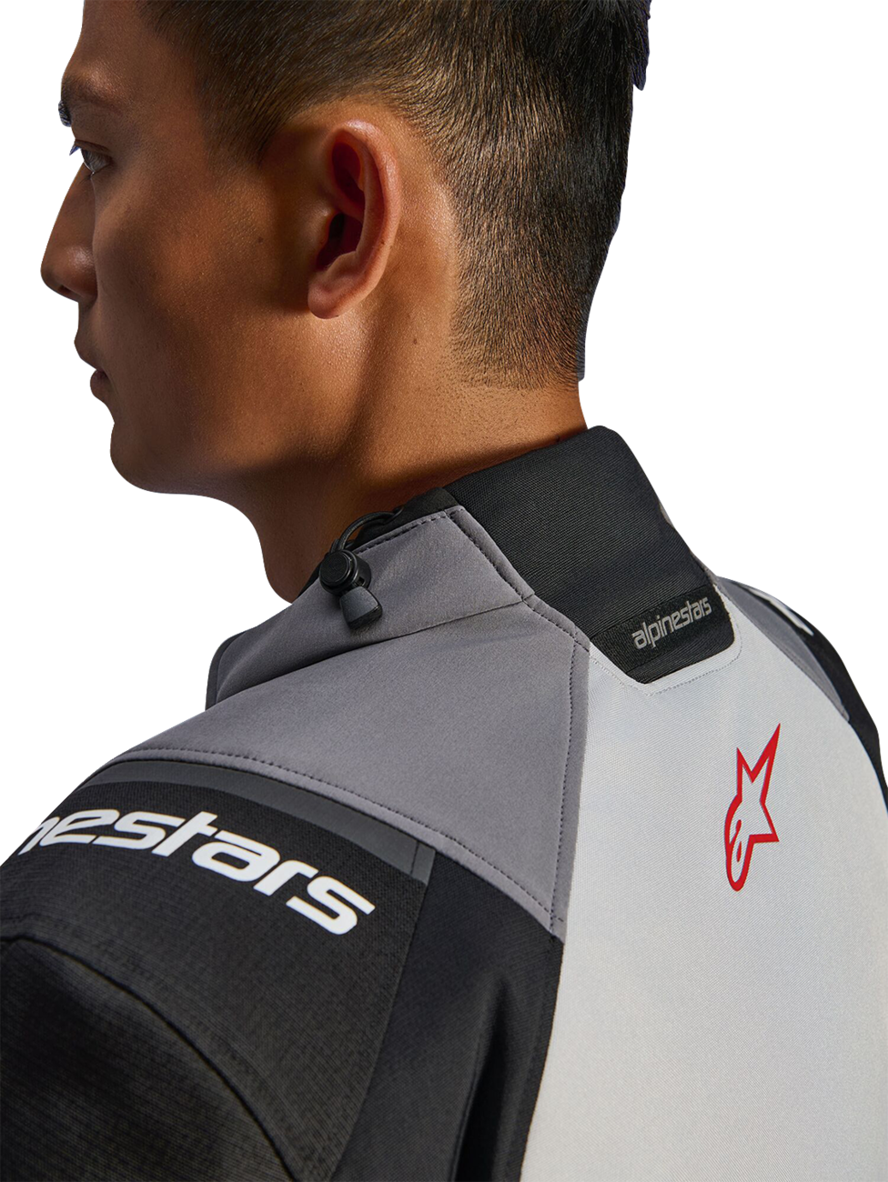 Andes v4 Drystar® Jacket - Dark Gray/Ice Gray/Black/Bright Red