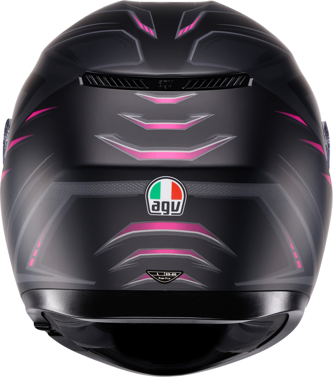 AGV K3 Syth Helmet in Matte Black/Pink