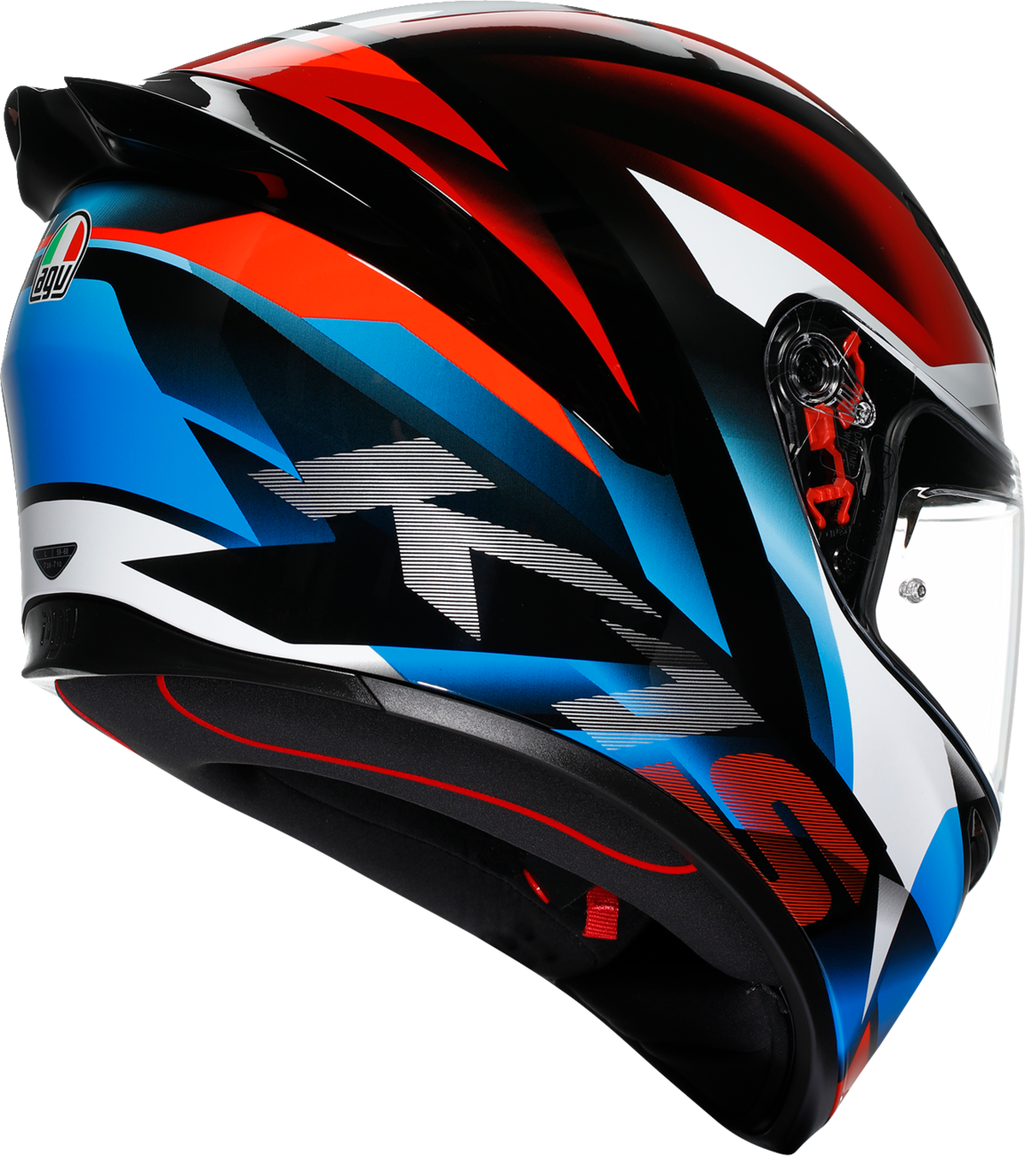 AGV K1 S Fastlap Helmet in Black/Red/Blue
