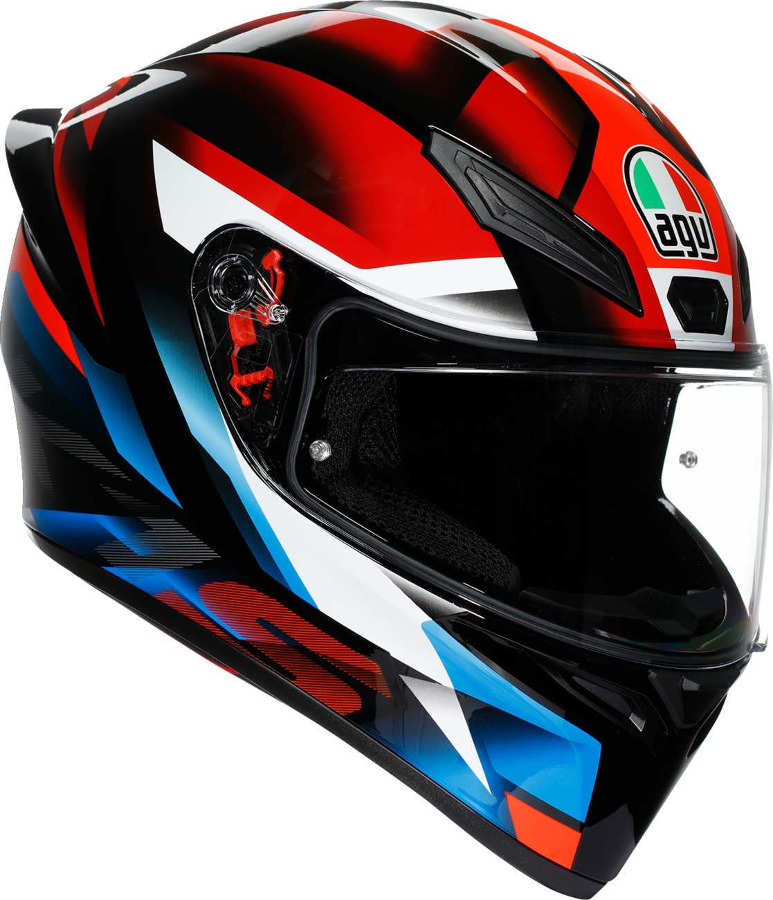 AGV K1 S Fastlap Helmet in Black/Red/Blue
