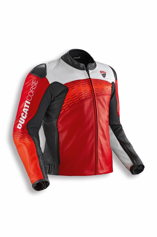 Ducati Corse C7 Perforated Leather Jacket