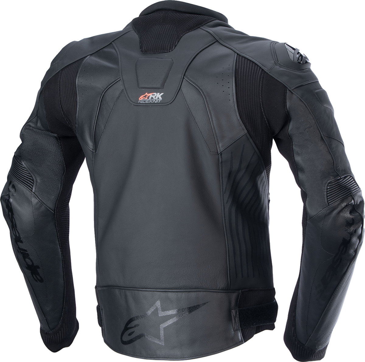 Alpinestars GP Plus R v4 Rideknit® Leather Jacket in Black/Black