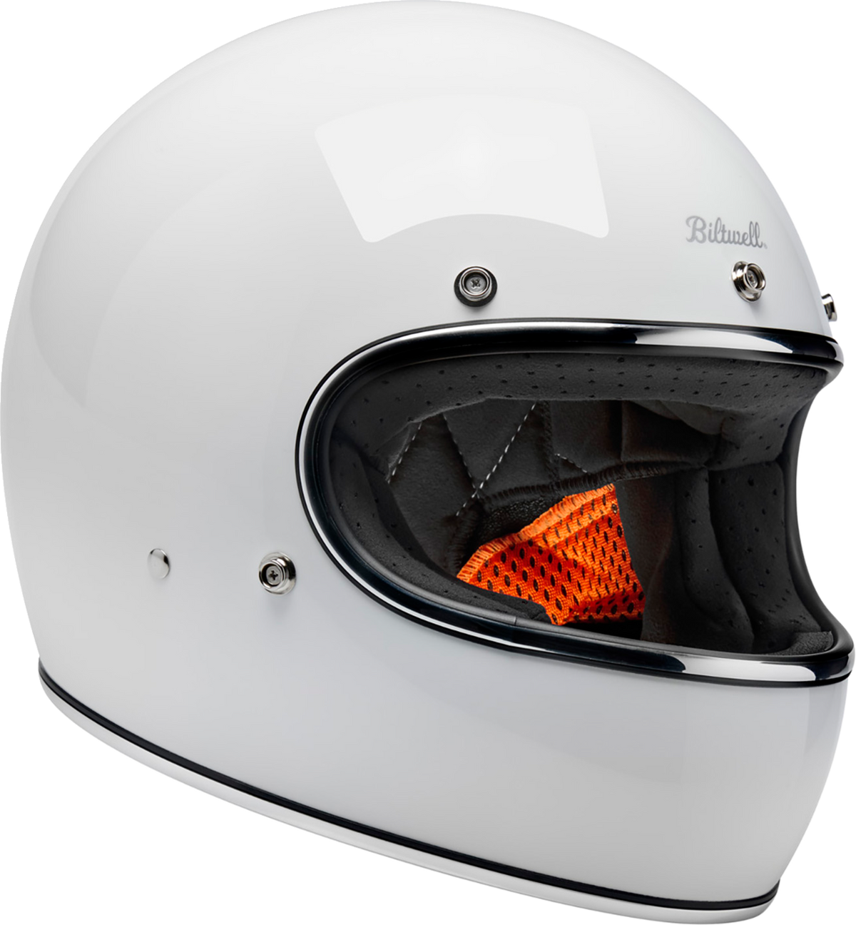 Biltwell Gringo Helmet in Gloss White