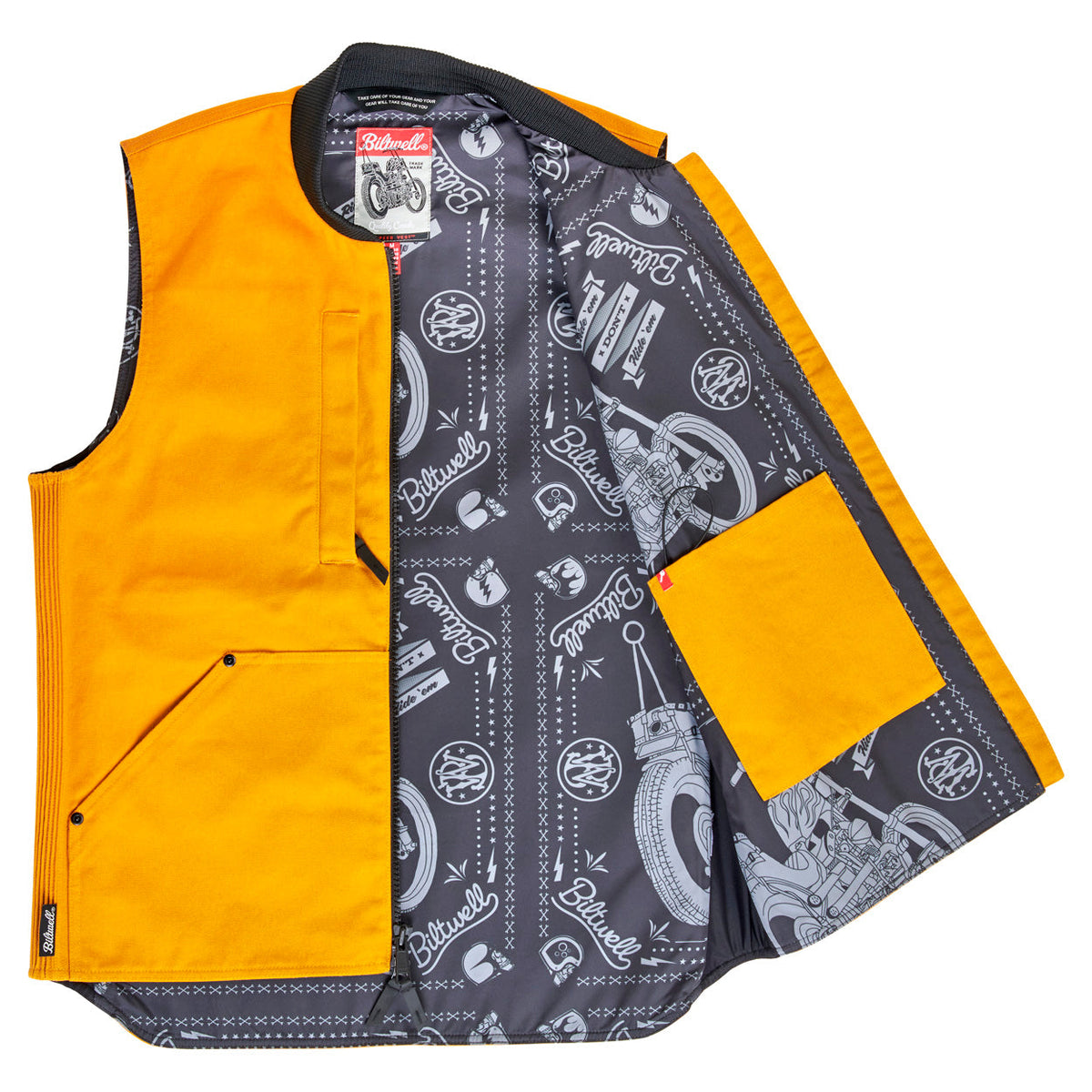 Biltwell 4 Speed Vest in Gold