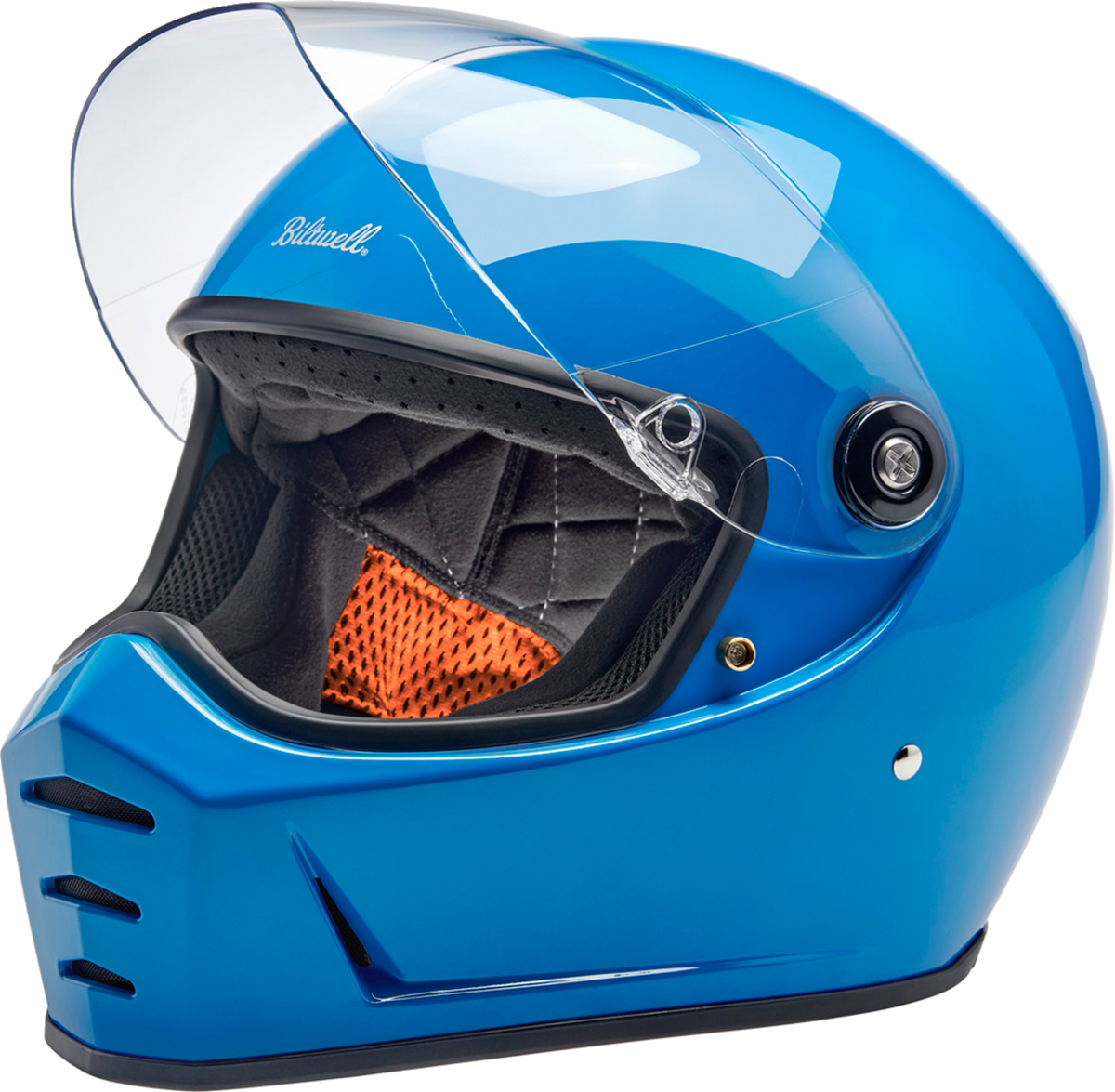 Biltwell Lane Splitter 22.06 Helmet in Gloss Tahoe Blue