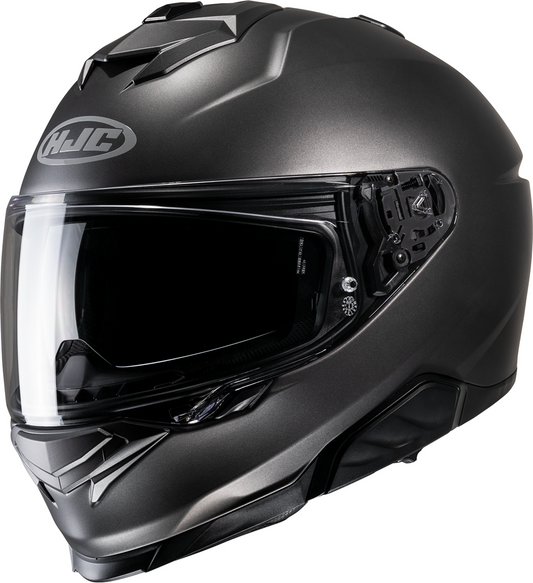 HJC i71 Solid Helmet in Semi-Flat Titanium