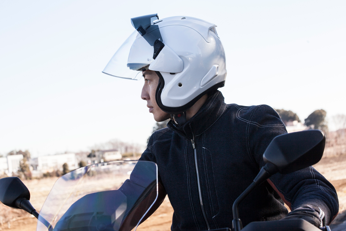Arai Ram-X Helmet in Diamond White
