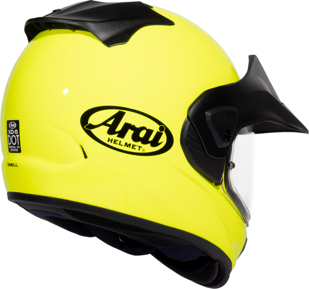 Arai XD-5 Helmet in Fluorescent Yellow